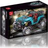 REBRICKABLE MOC-44443 44443 MOC44443 TA GAOLE T5010 5010 T5010A 5010A T5010B 5010B non  XE JEEP bộ đồ chơi xếp lắp ráp ghép mô hình 1:8 JEEP WRANGLER TRAILCAT Tỷ Lệ 1:8 2680 khối