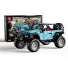 REBRICKABLE MOC-44443 44443 MOC44443 TA GAOLE T5010 5010 T5010A 5010A T5010B 5010B non  XE JEEP bộ đồ chơi xếp lắp ráp ghép mô hình 1:8 JEEP WRANGLER TRAILCAT Tỷ Lệ 1:8 2680 khối