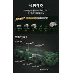 CADA DOUBLEE C56031 56031 non  TÊN LỬA ĐẠN ĐẠO CHỐNG HẠM DONGFENG-21D bộ đồ chơi xếp lắp ráp ghép mô hình Military Army Quân Sự Bộ Đội 6351 khối