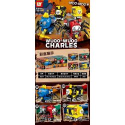 LY 9217 non  CHUYẾN TÀU CHARLES bộ đồ chơi xếp lắp ráp ghép mô hình Movie & Game SPIDER MONSTER TRAIN CHARLES Phim Và Trò Chơi 546 khối