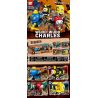 LY 9217 non  CHUYẾN TÀU CHARLES bộ đồ chơi xếp lắp ráp ghép mô hình Movie & Game SPIDER MONSTER TRAIN CHARLES Phim Và Trò Chơi 546 khối