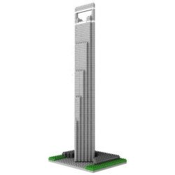 LOZ 9372 Xếp hình kiểu Nanoblock ARCHITECTURE Shanghai Financial Center Trung Tâm Tài Chính Thượng Hải 1170 khối