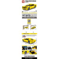 SHENG YUAN SY 8617 non  XE LÙI CHEVROLET CAMARO 1:14 tỷ lệ 1:14 bộ đồ chơi xếp lắp ráp ghép mô hình  Kỹ Thuật Công Nghệ Cao Mô Hình Phương Tiện 1099 khối