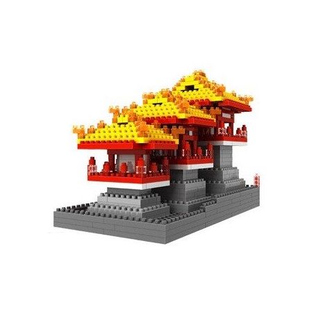 LOZ 9373 Xếp hình kiểu Nanoblock ARCHITECTURE Daming Palace Nhiều Cung điện 740 khối