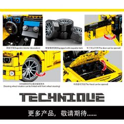 SHENG YUAN SY 8617 non  XE LÙI CHEVROLET CAMARO 1:14 tỷ lệ 1:14 bộ đồ chơi xếp lắp ráp ghép mô hình  Kỹ Thuật Công Nghệ Cao Mô Hình Phương Tiện 1099 khối