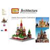 LOZ 9375 Xếp hình kiểu Nanoblock ARCHITECTURE Vasily Cathedral Nhà Thờ Vasily 1870 khối
