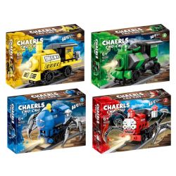 82398 non  CHUYẾN TÀU CHARLES bộ đồ chơi xếp lắp ráp ghép mô hình Movie & Game SPIDER MONSTER TRAIN CHARLES Phim Và Trò Chơi 343 khối