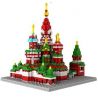 LOZ 9375 Xếp hình kiểu Nanoblock ARCHITECTURE Vasily Cathedral Nhà Thờ Vasily 1870 khối