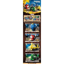 82398 non  CHUYẾN TÀU CHARLES bộ đồ chơi xếp lắp ráp ghép mô hình Movie & Game SPIDER MONSTER TRAIN CHARLES Phim Và Trò Chơi 343 khối