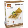 LOZ 9376 Xếp hình kiểu Nanoblock ARCHITECTURE Sphinx Pyramid Kim Tự Tháp Nhân Sư 330 khối