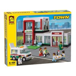 OXFORD ST33310 33310 non  BỆNH VIỆN bộ đồ chơi xếp lắp ráp ghép mô hình City 병원 Thành Phố