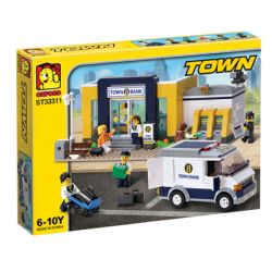 OXFORD ST33311 33311 non  NGÂN HÀNG bộ đồ chơi xếp lắp ráp ghép mô hình City 은행 Thành Phố