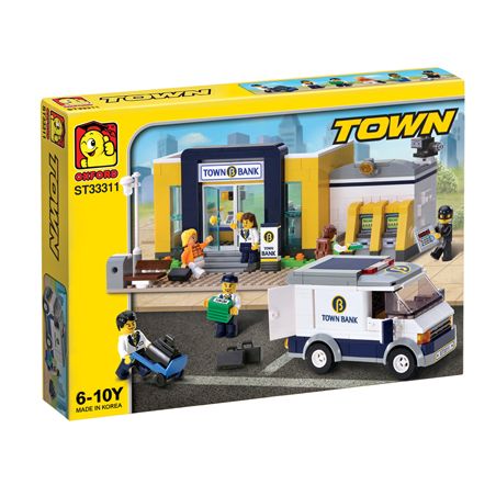 OXFORD ST33311 33311 non  NGÂN HÀNG bộ đồ chơi xếp lắp ráp ghép mô hình City 은행 Thành Phố
