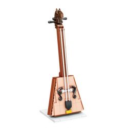 LIN07 00947 non  ĐÀN PIANO CỨNG bộ đồ chơi xếp lắp ráp ghép mô hình MUSICAL INSTRUMENT MATOUQIN 299 khối