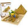 LOZ 9376 Xếp hình kiểu Nanoblock ARCHITECTURE Sphinx Pyramid Kim Tự Tháp Nhân Sư 330 khối