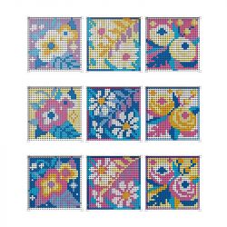 JAKI JK8262 8262 non  NHIỀU LOẠI HOA PIXEL ART bộ đồ chơi xếp lắp ráp ghép mô hình PIXEL ART BLOOMING FLOWERS