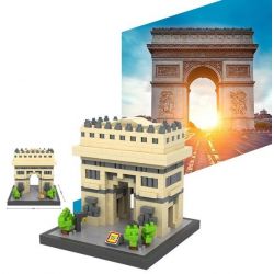 LOZ 9377 Xếp hình kiểu Nanoblock ARCHITECTURE Triumphal Arch Khải Hoàn Môn 640 khối