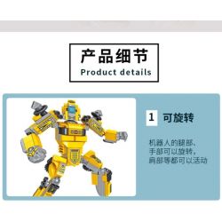PanlosBrick 633101 Panlos Brick 633101 non  SÚNG BIẾN HÌNH bộ đồ chơi xếp lắp ráp ghép mô hình Transformers Robot Đại Chiến Người Máy Biến Hình 976 khối