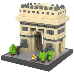 LOZ 9377 Xếp hình kiểu Nanoblock ARCHITECTURE Triumphal Arch Khải Hoàn Môn 640 khối