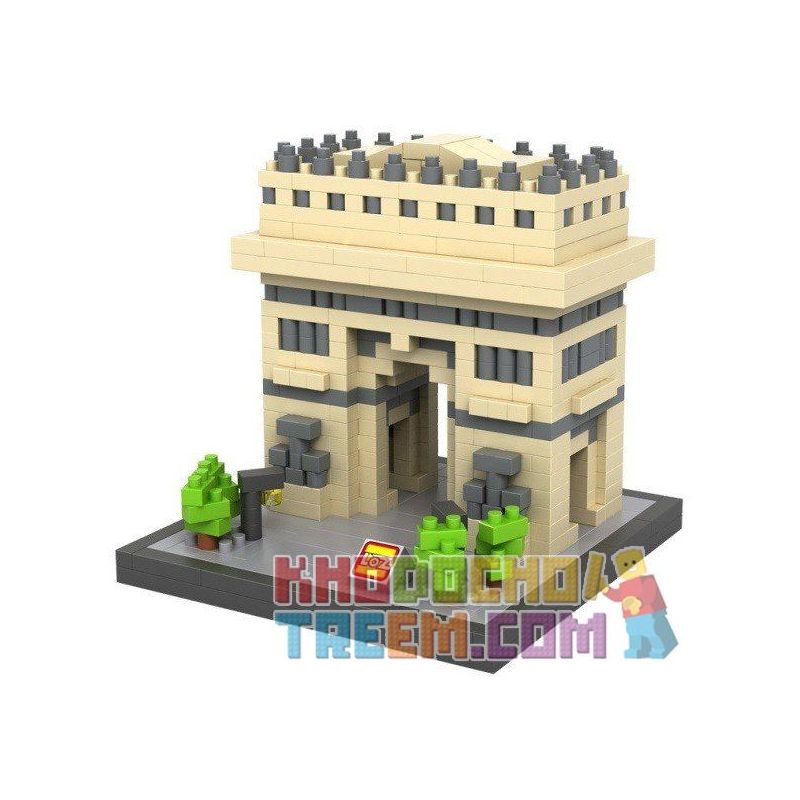 LOZ 9377 Xếp hình kiểu Nanoblock ARCHITECTURE Triumphal Arch Khải Hoàn Môn 640 khối