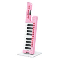 LIN07 00945 non  BÀN PHÍM bộ đồ chơi xếp lắp ráp ghép mô hình MUSICAL INSTRUMENT KEYBORDS 276 khối