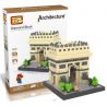 LOZ 9377 Xếp hình kiểu Nanoblock ARCHITECTURE Triumphal Arch Khải Hoàn Môn 640 khối