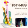 LIN07 00944 non  ĐÀN VI Ô LÔNG bộ đồ chơi xếp lắp ráp ghép mô hình MUSICAL INSTRUMENT VIOLINS 284 khối