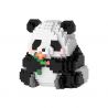 LELE BROTHER W1113 1113 non  TÚI QUÀ HOA PANDA GỒM 12 KIỂU bộ đồ chơi xếp lắp ráp ghép mô hình