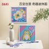 JAKI JK8261 8261 non  NGHỆ THUẬT PIXEL MÈO ĐA DẠNG bộ đồ chơi xếp lắp ráp ghép mô hình Art PIXEL ART MEOWGICAL KITTLES