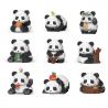 LELE BROTHER W1113 1113 non  TÚI QUÀ HOA PANDA GỒM 12 KIỂU bộ đồ chơi xếp lắp ráp ghép mô hình