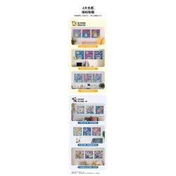 JAKI JK8261 8261 non  NGHỆ THUẬT PIXEL MÈO ĐA DẠNG bộ đồ chơi xếp lắp ráp ghép mô hình Art PIXEL ART MEOWGICAL KITTLES