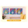 JAKI JK8261 8261 non  NGHỆ THUẬT PIXEL MÈO ĐA DẠNG bộ đồ chơi xếp lắp ráp ghép mô hình Art PIXEL ART MEOWGICAL KITTLES