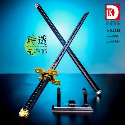 DK 1515 WE GAME COMING 66018 non  SÁT QUỶ KIMETSU NO YAIBA TOKITORU MUICHIRO bộ đồ chơi xếp lắp ráp ghép mô hình Thanh Gươm Diệt Quỷ 771 khối