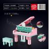 LIN07 00943 non  ĐÀN PIANO bộ đồ chơi xếp lắp ráp ghép mô hình MUSICAL INSTRUMENT PIANO 296 khối