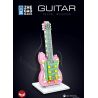 LIN07 00942 non  ĐÀN GHI TA bộ đồ chơi xếp lắp ráp ghép mô hình MUSICAL INSTRUMENT GUITAR 286 khối