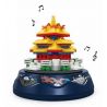 WOMA C0370 0370 non  MUSIC BOX GÓC THÁP CỦA TỬ CẤM THÀNH bộ đồ chơi xếp lắp ráp ghép mô hình Creator Sáng Tạo 235 khối