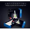 LIN07 00942 non  ĐÀN GHI TA bộ đồ chơi xếp lắp ráp ghép mô hình MUSICAL INSTRUMENT GUITAR 286 khối