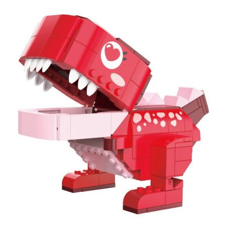 JAKI JK5113 5113 non  TYRANNOSAURUS REX HEO ĐẤT bộ đồ chơi xếp lắp ráp ghép mô hình MISER T-REX BANK