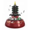 WOMA C0368 0368 non  HỘP NHẠC CHÙA LÔI PHONG bộ đồ chơi xếp lắp ráp ghép mô hình Creator MUSIC BOX Sáng Tạo 211 khối