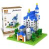 LOZ 9380 Xếp hình kiểu Nanoblock ARCHITECTURE Neuschwanstein Castle Lâu đài Neuschwanstein 550 khối