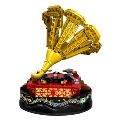WOMA C0364 0364 non  HỘP NHẠC MÁY QUAY ĐĨA bộ đồ chơi xếp lắp ráp ghép mô hình Creator MUSIC BOX Sáng Tạo 301 khối