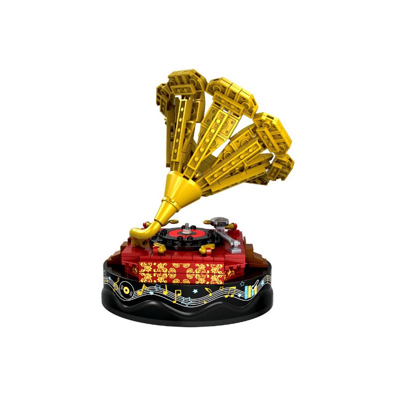 WOMA C0364 0364 non  HỘP NHẠC MÁY QUAY ĐĨA bộ đồ chơi xếp lắp ráp ghép mô hình Creator MUSIC BOX Sáng Tạo 301 khối