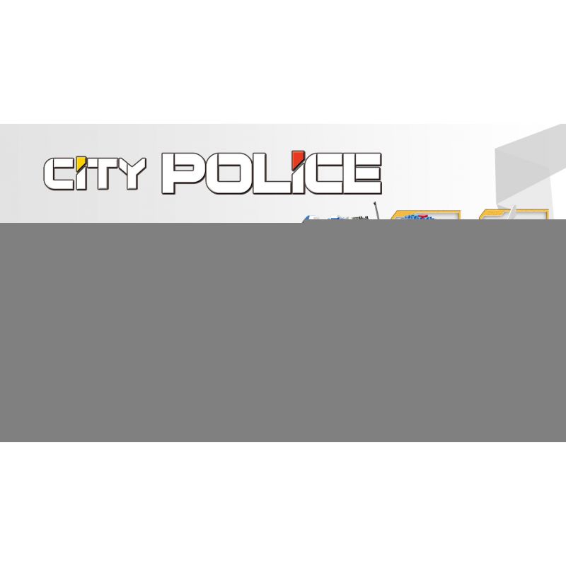 XINGBAO XB-57015 57015 XB57015 non  ROBOT CẢNH SÁT THÀNH PHỐ bộ đồ chơi xếp lắp ráp ghép mô hình City