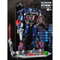 拓乐 6006 non  TỐI ƯU THỦ bộ đồ chơi xếp lắp ráp ghép mô hình Transformers Robot Đại Chiến Người Máy Biến Hình 2068 khối