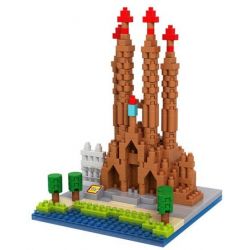 LOZ 9382 Xếp hình kiểu Nanoblock ARCHITECTURE Sagrada Familia Gia đình Thiêng Liêng 470 khối