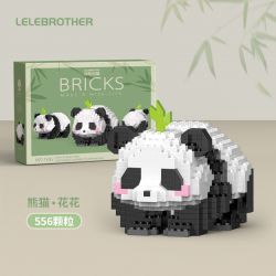 LELE BROTHER W1106 1106 non  PANDA HUAHUA TROT bộ đồ chơi xếp lắp ráp ghép mô hình 556 khối