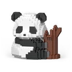 LELE BROTHER W1104 1104 non  GẤU TRÚC ÔM CÂY CÓ HOA bộ đồ chơi xếp lắp ráp ghép mô hình 470 khối