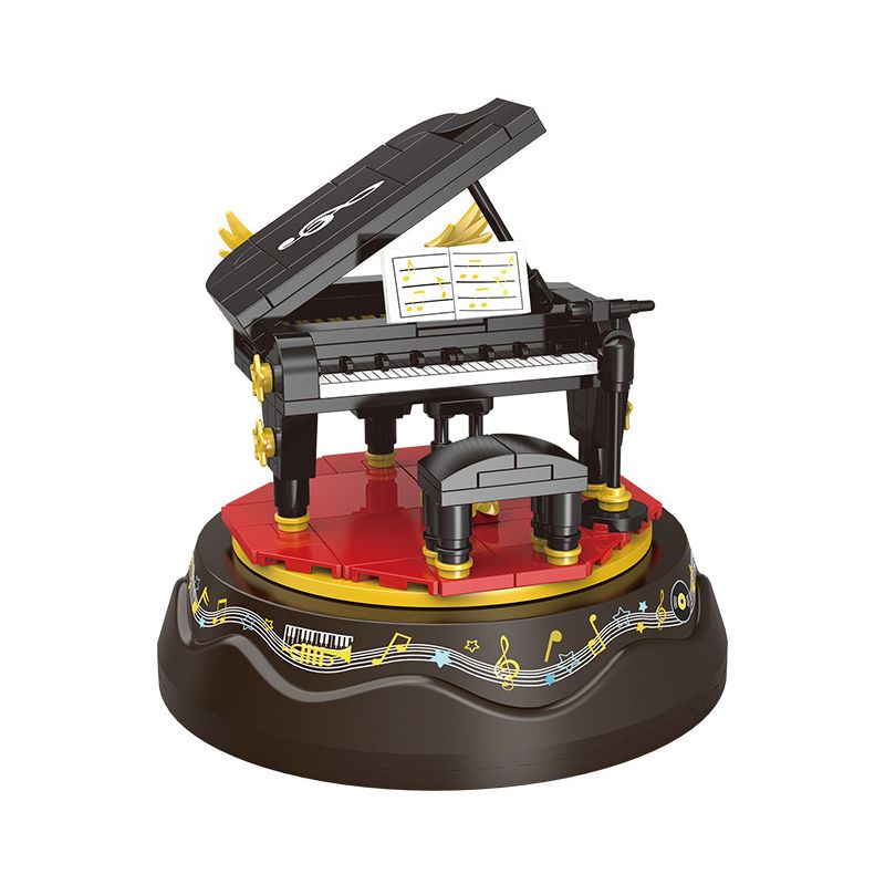 WOMA C0360 0360 non  HỘP NHẠC: PIANO bộ đồ chơi xếp lắp ráp ghép mô hình Creator MUSIC BOX Sáng Tạo 170 khối