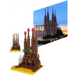 LOZ 9382 Xếp hình kiểu Nanoblock ARCHITECTURE Sagrada Familia Gia đình Thiêng Liêng 470 khối