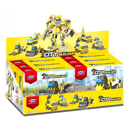 XINGBAO XB-57014 57014 XB57014 non  ROBOT XÂY DỰNG THÀNH PHỐ bộ đồ chơi xếp lắp ráp ghép mô hình City